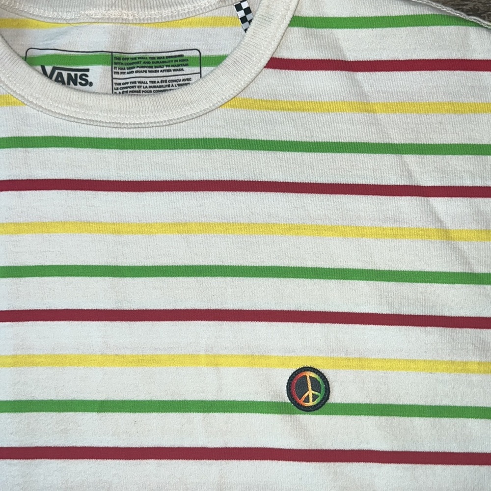 Vans Rasta Peace Sign Tee - Picture 2 of 5